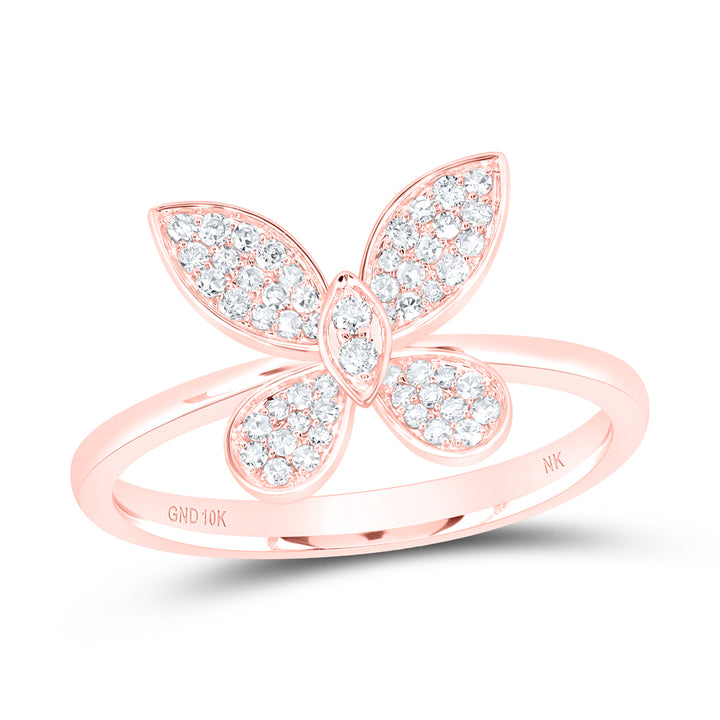 1/4 CTW DIA NK BUTTERFLY FASHION RING