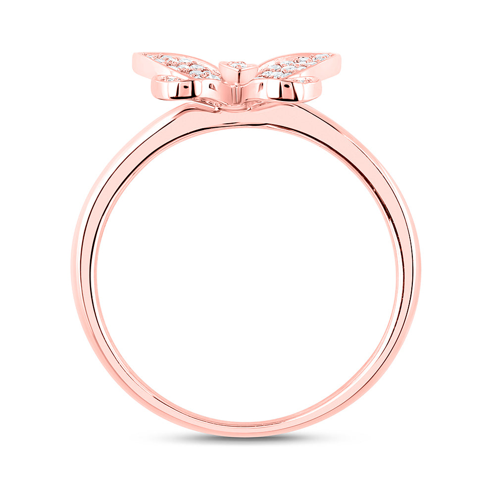 1/4 CTW DIA NK BUTTERFLY FASHION RING