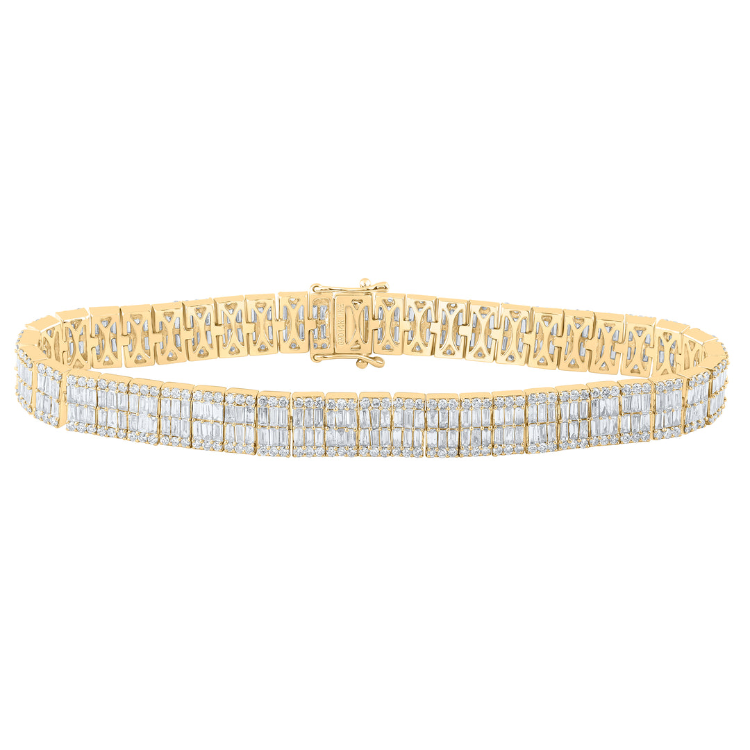14kt Gold Diamond Bracelet 6 ctw