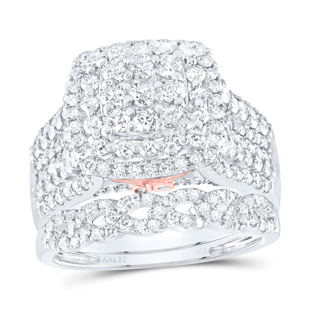 2CTW-DIA ANA M FASHION BRIDAL SET