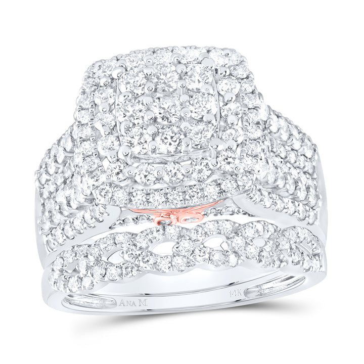 2CTW-DIA ANA M FASHION BRIDAL SET
