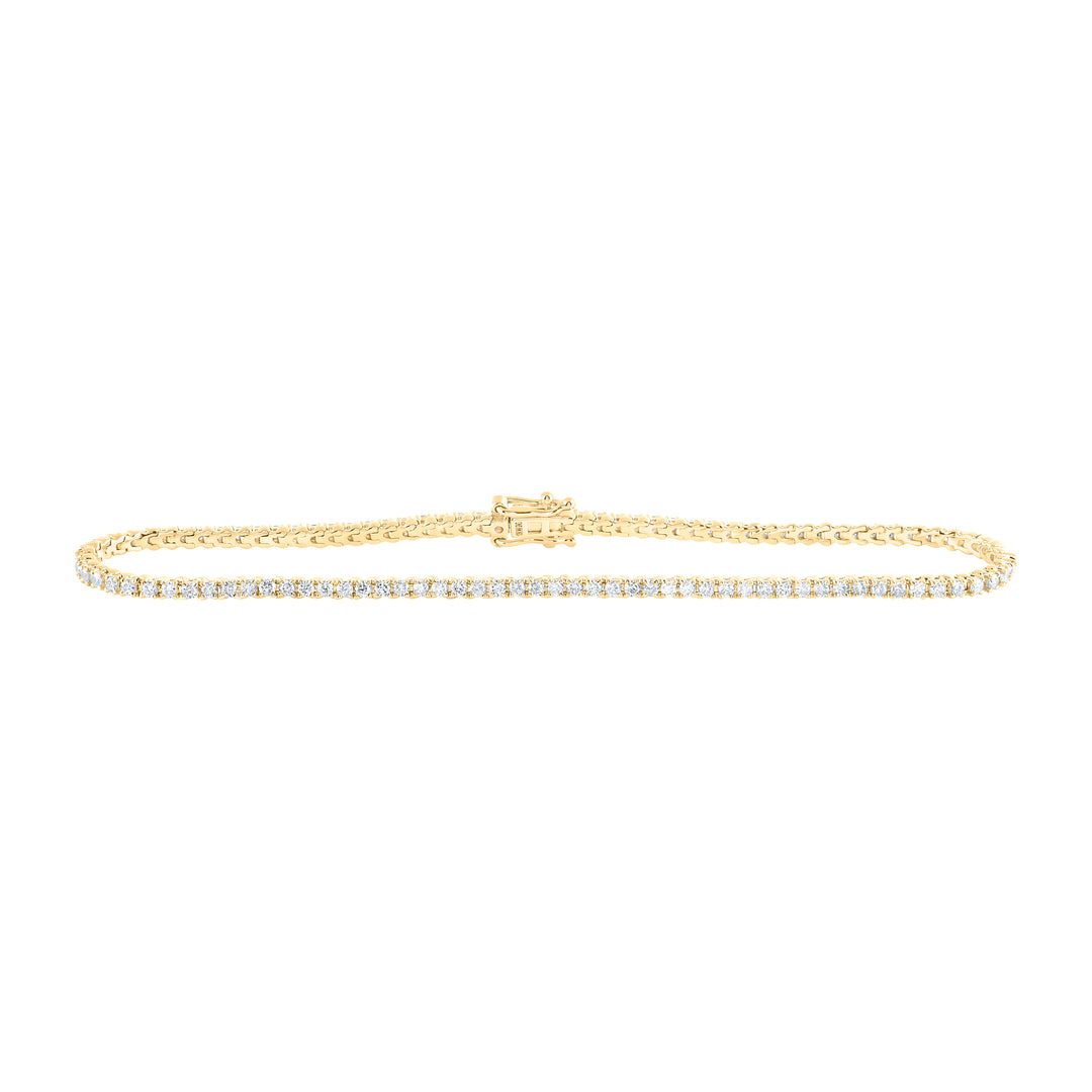 10kt Gold Diamond Tennis Bracelet 1-1/2 ctw