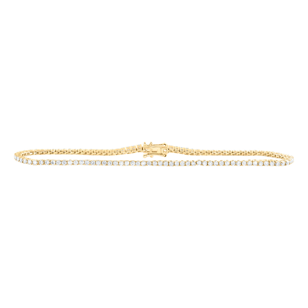 10kt Gold Diamond Tennis Bracelet 1-1/2 ctw