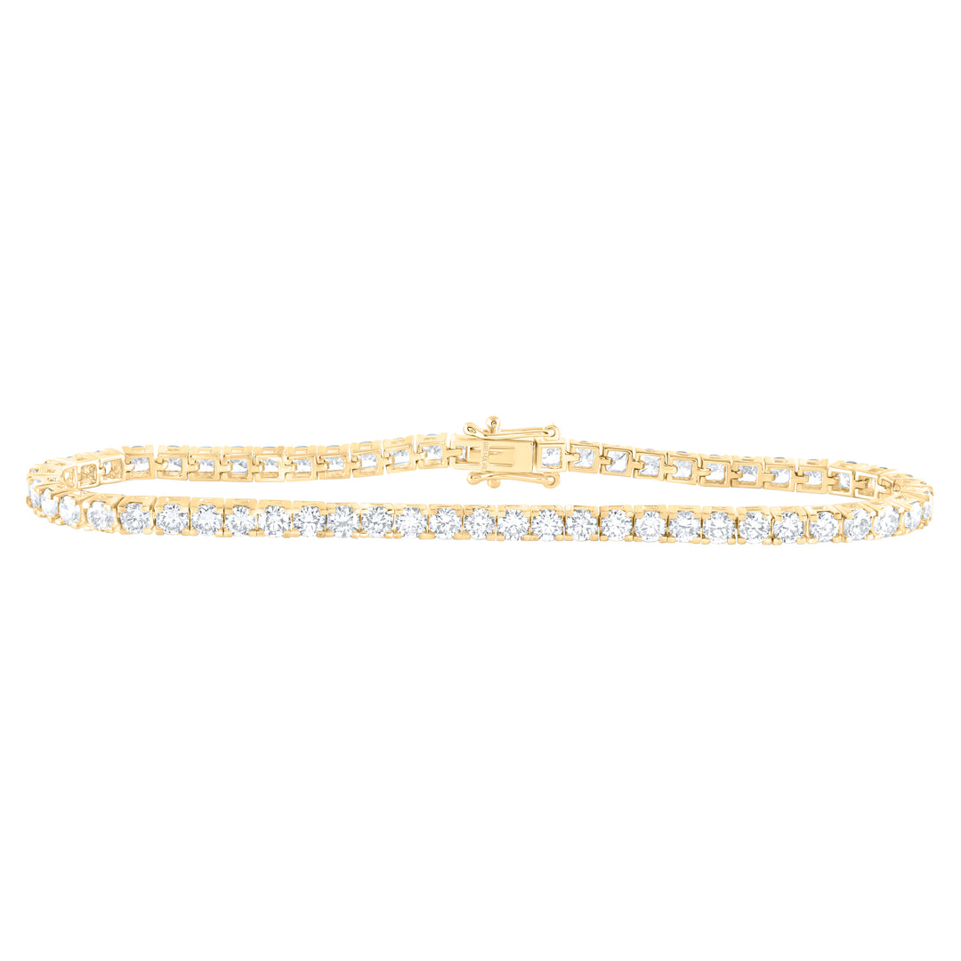 14kt Gold Diamond Tennis Bracelet 5 ctw