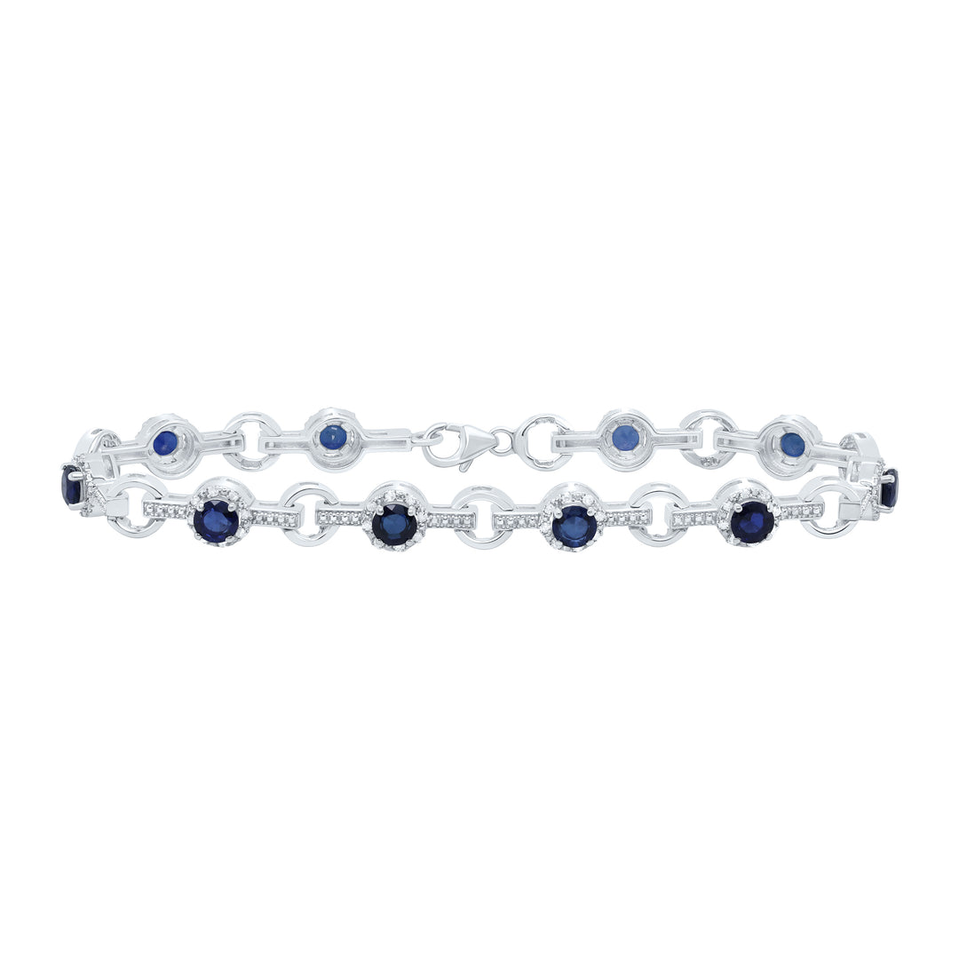 Sterling Silver Diamond Bracelet 1/3 ctw