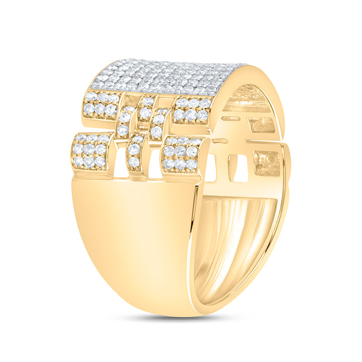 1 1/4CTW-DIA CN MENS RING
