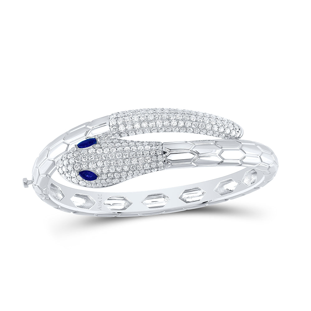 14kt Gold Diamond Bangle 3-3/8 ctw