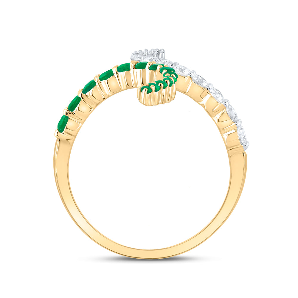 3/8CTW-DIA CN 3/8CTW RD-EM NAT GEM RING