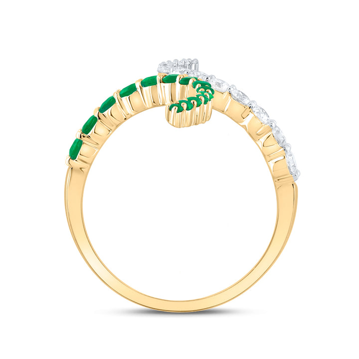 3/8CTW-DIA CN 3/8CTW RD-EM NAT GEM RING