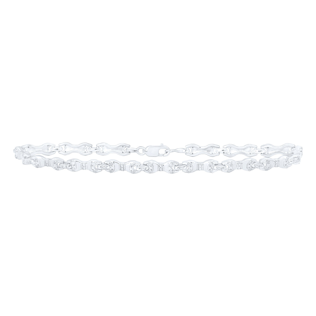 Sterling Silver Diamond Bracelet 1/3 ctw