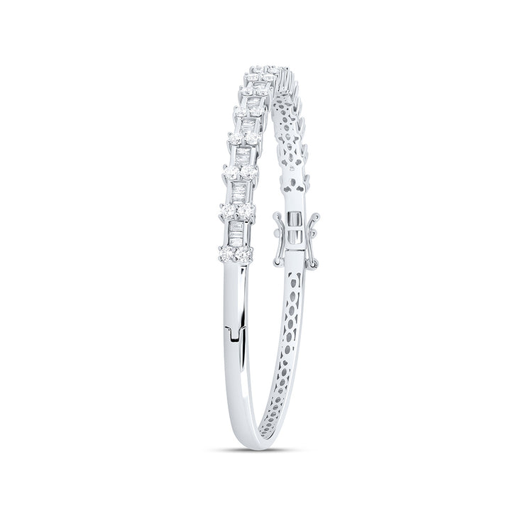 14kt Gold Women's Diamond Bangle 1-7/8 ctw - view 3
