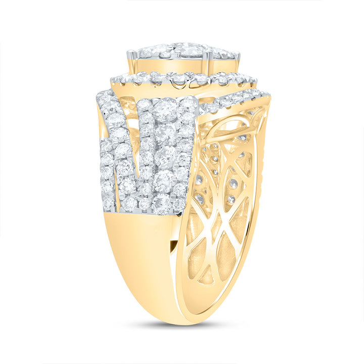3 CTW-DIA ANA M ROUND SINGLE HALO FASHION BRIDAL RING