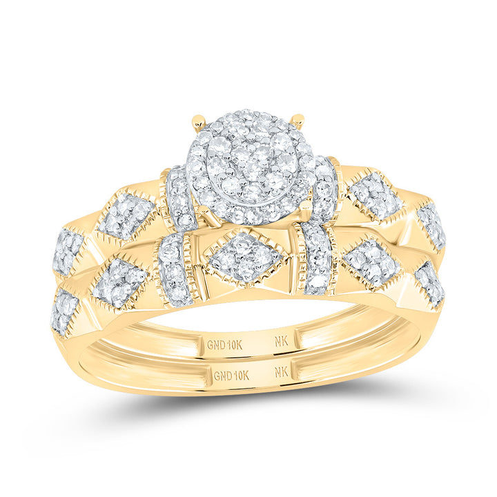 3/8CTW-DIA NK ROUND TRIO SET