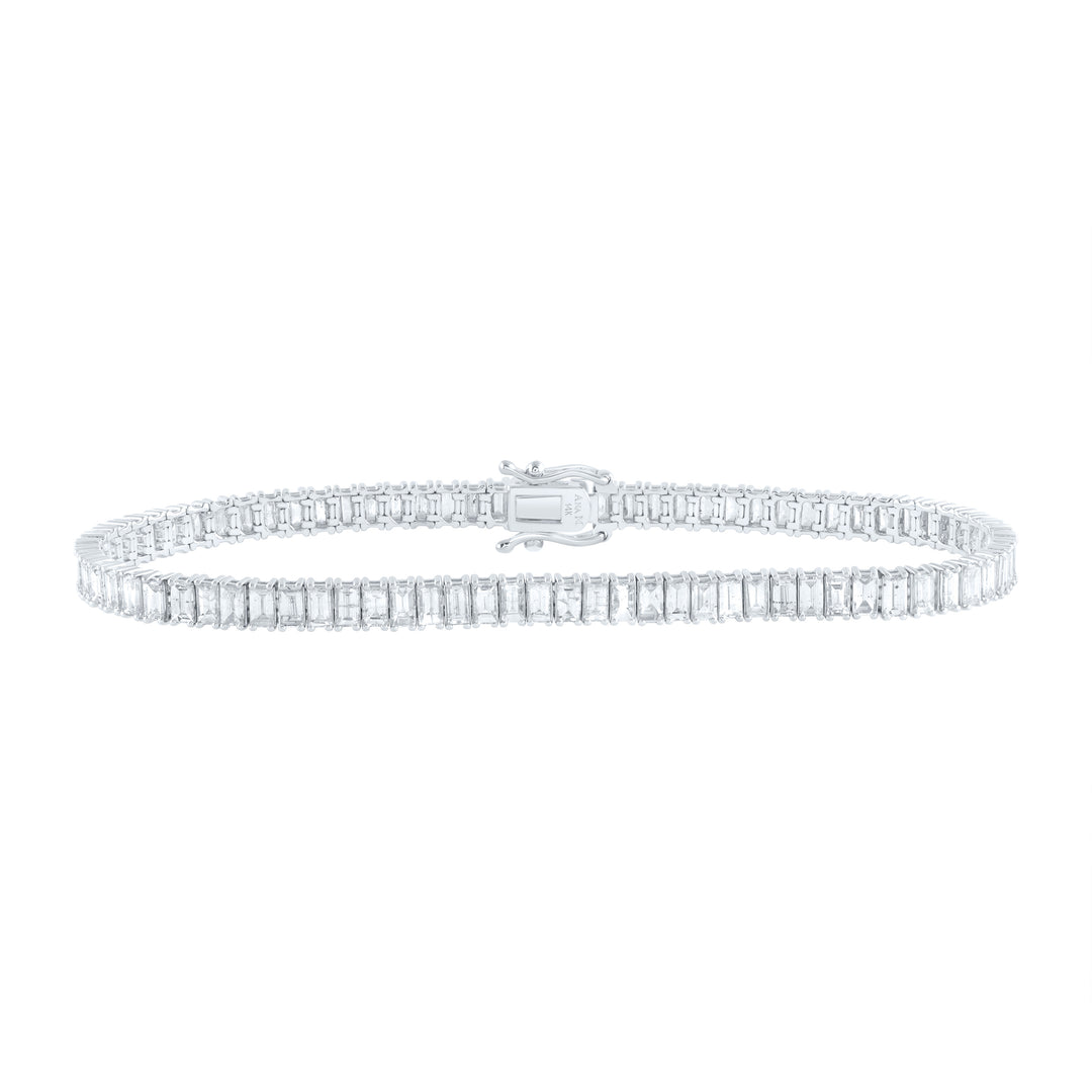 14kt Gold Diamond Tennis Bracelet 5-5/8 ctw