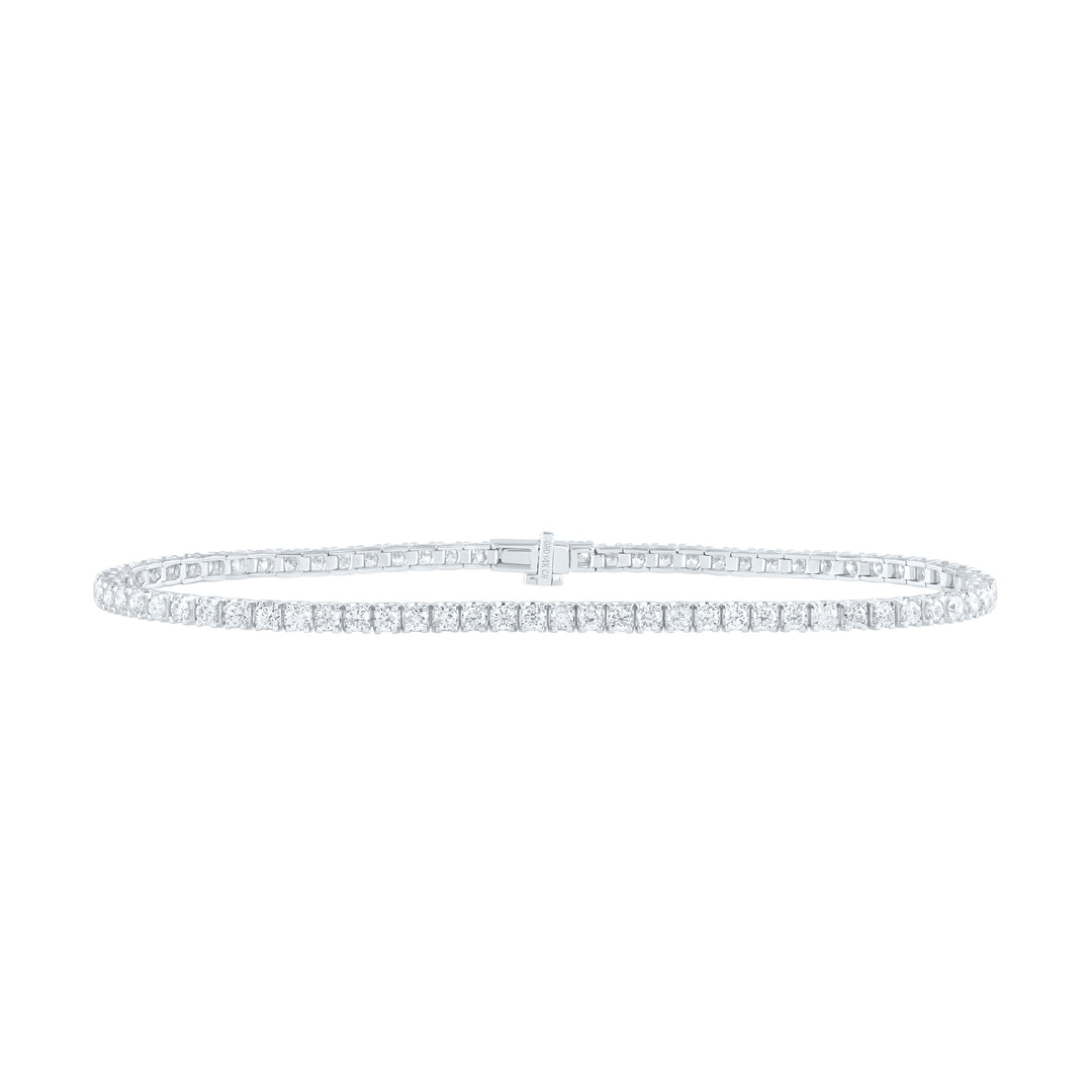 14kt Gold Diamond Tennis Bracelet 2-1/2 ctw