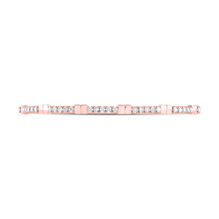14kt Gold Diamond Bangle 1-3/8 ctw - view 2