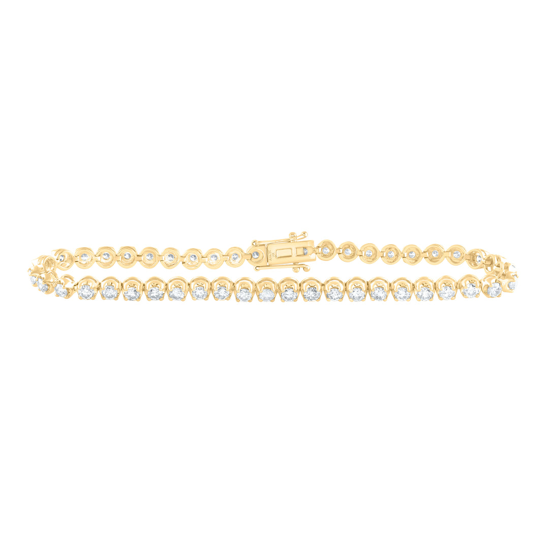 14kt Gold Diamond Tennis Bracelet 3 ctw