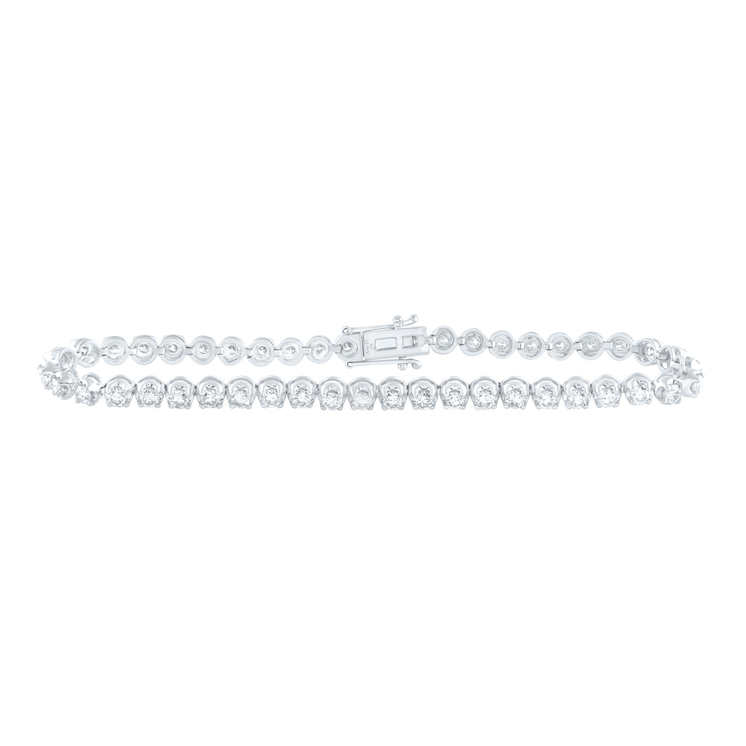 14kt Gold Diamond Tennis Bracelet 3 ctw