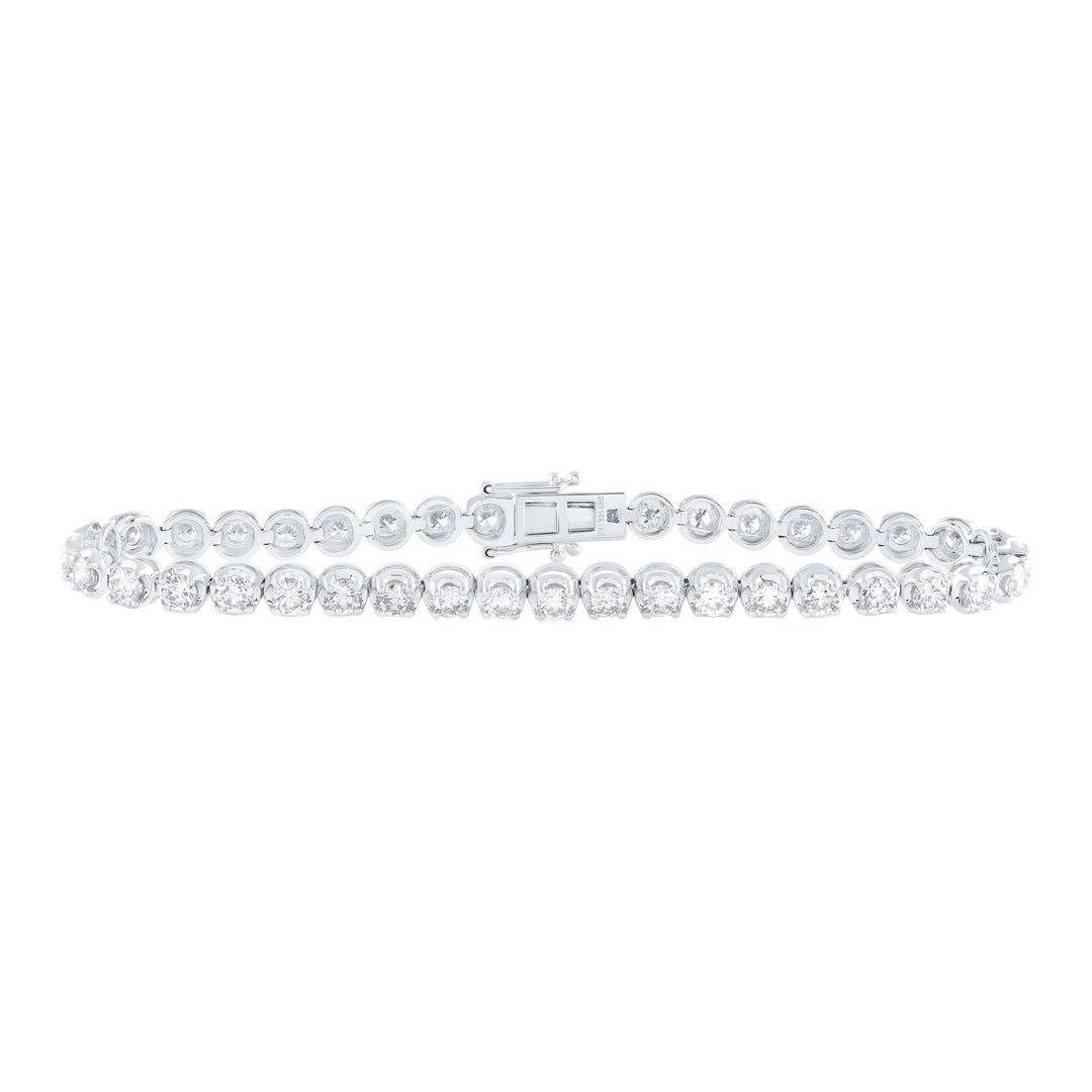 14kt Gold Diamond Tennis Bracelet 5 ctw
