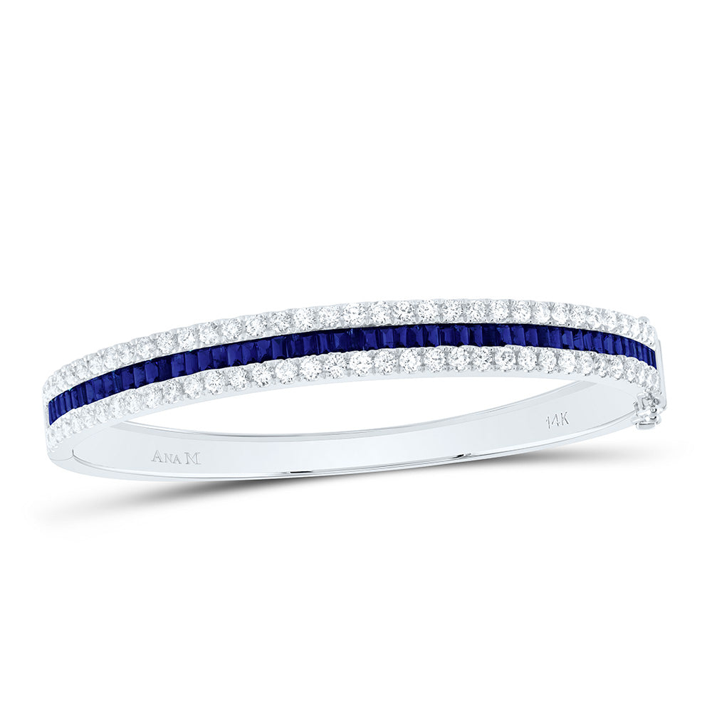 14kt Gold Diamond Bangle 2-3/4 ctw