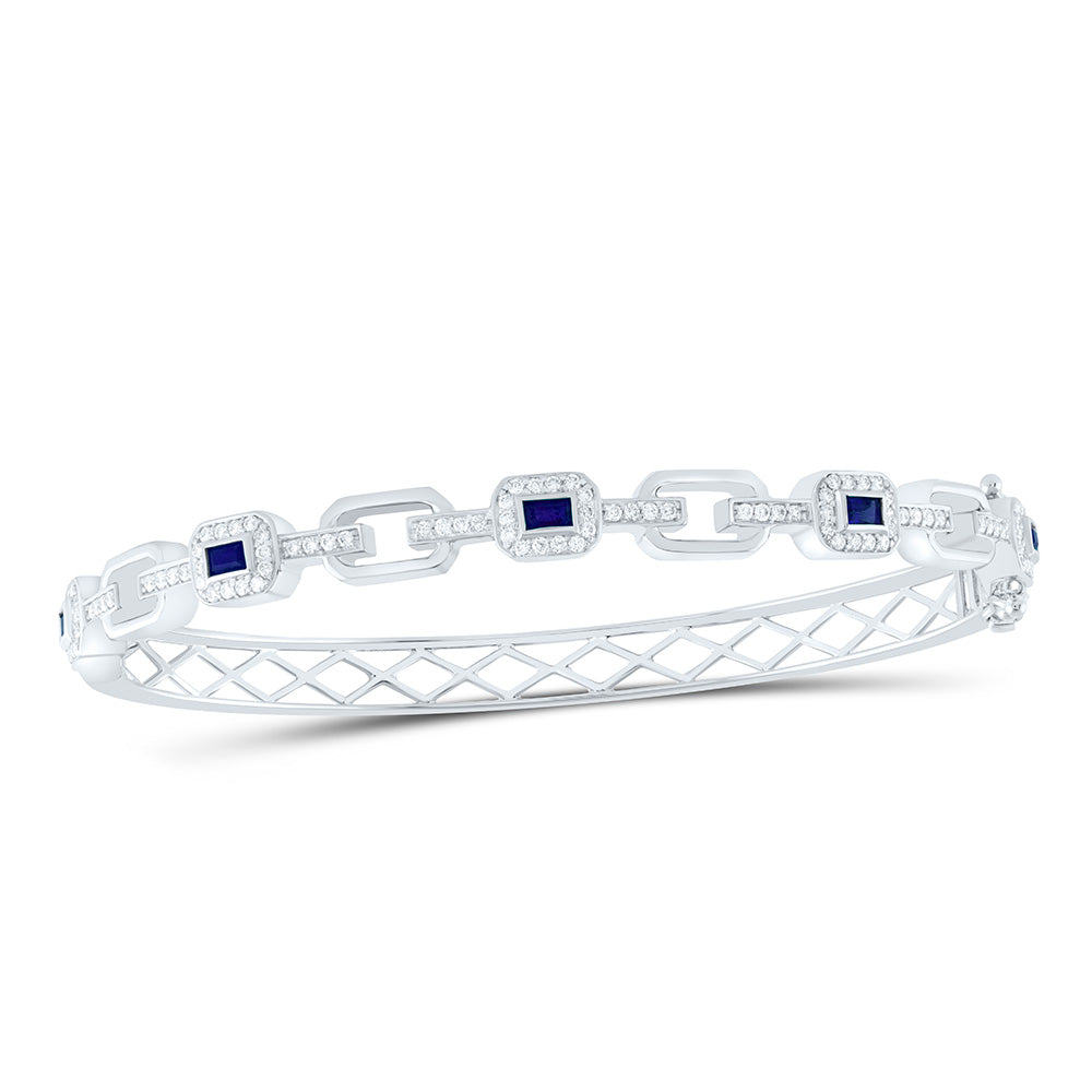 14kt Gold Diamond Bangle 1/2 ctw