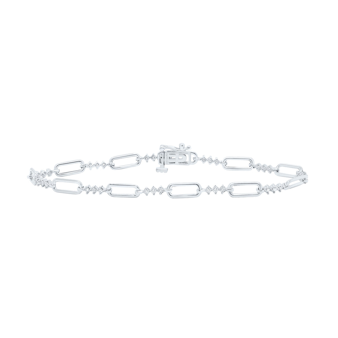 10kt Gold Women's Diamond Bracelet 1/2 ctw