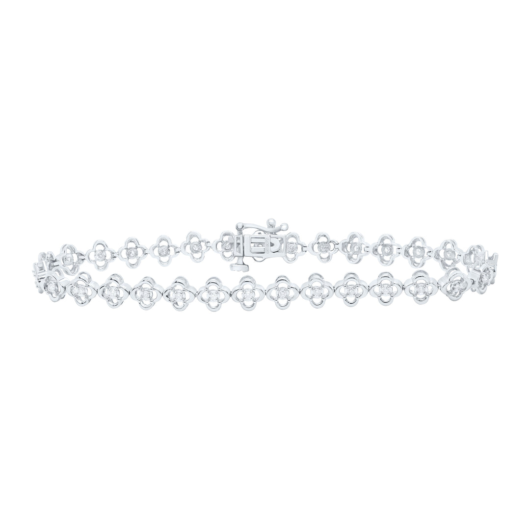 10kt Gold Women's Diamond Bracelet 1/3 ctw