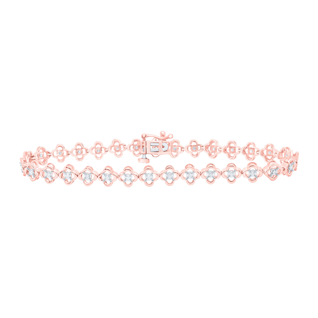 10kt Gold Women's Diamond Bracelet 1/3 ctw
