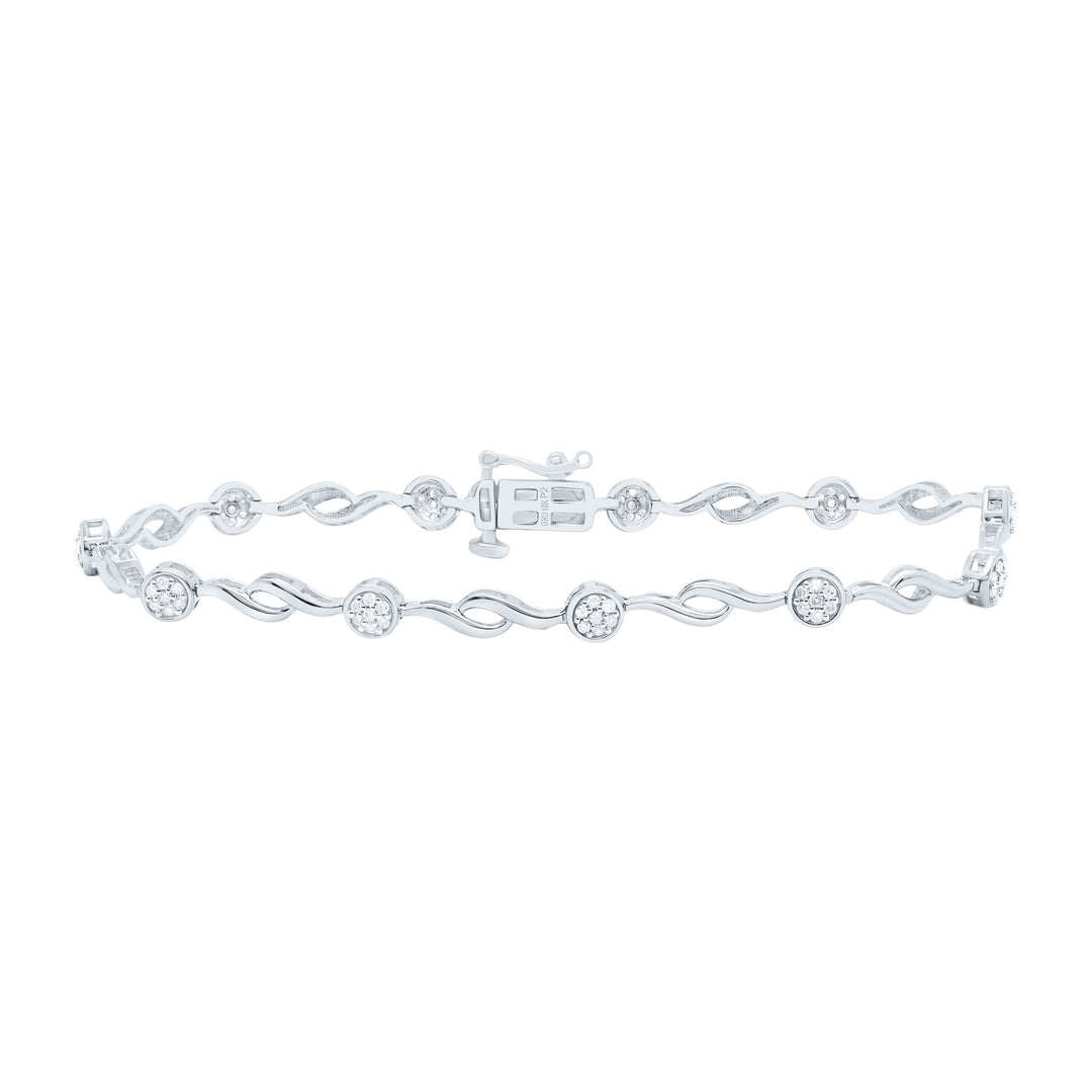 10kt Gold Women's Diamond Bracelet 1/3 ctw
