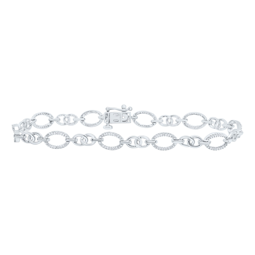 10kt Gold Women's Diamond Bracelet 1/3 ctw
