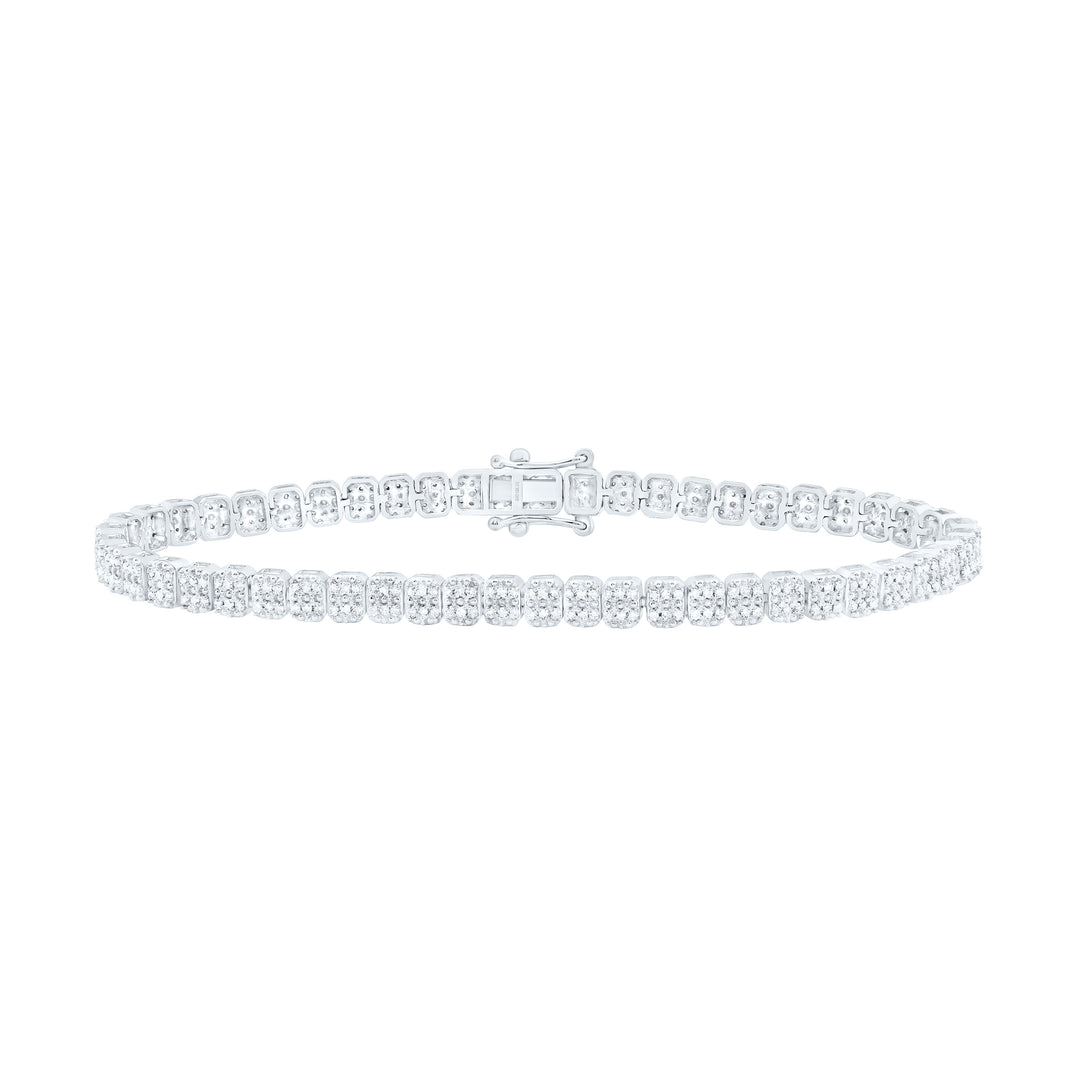 10kt Gold Diamond Bracelet 3/4 ctw