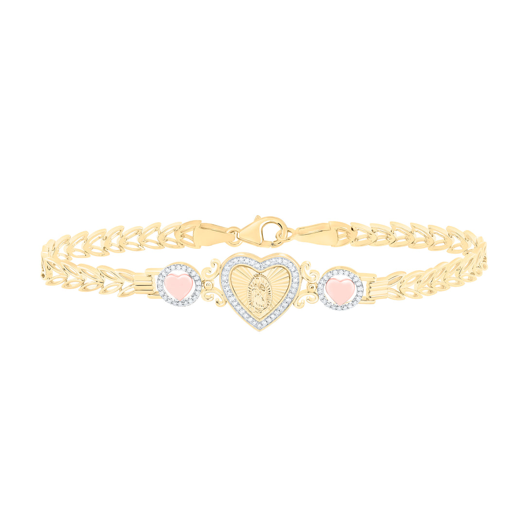 14kt Gold Diamond Bracelet 1/3 ctw