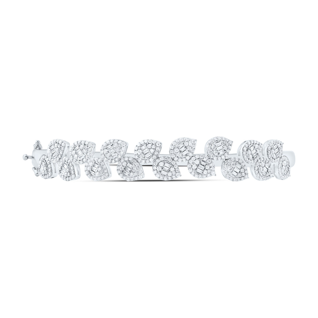 14kt Gold Diamond Bangle 1-3/4 ctw - view 2