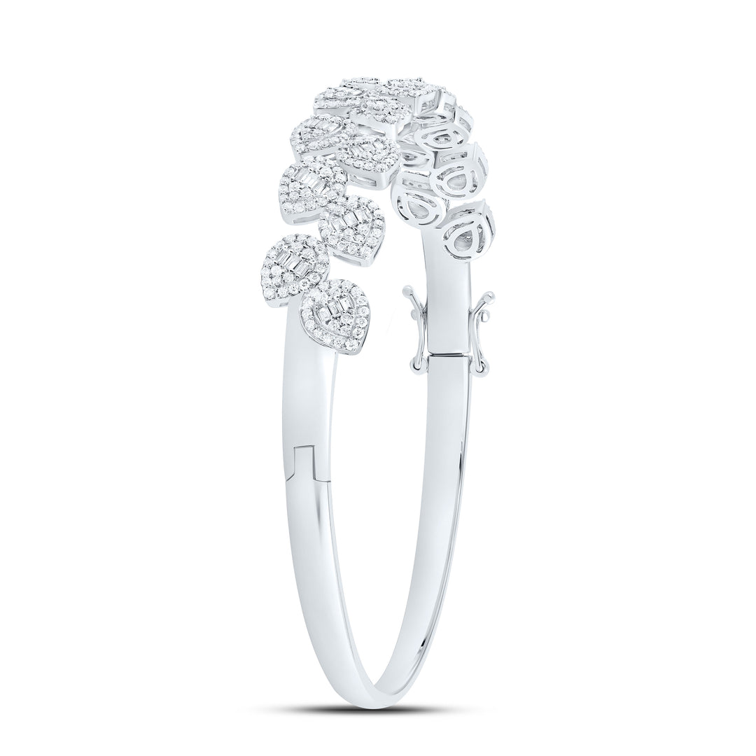 14kt Gold Diamond Bangle 1-3/4 ctw - view 3