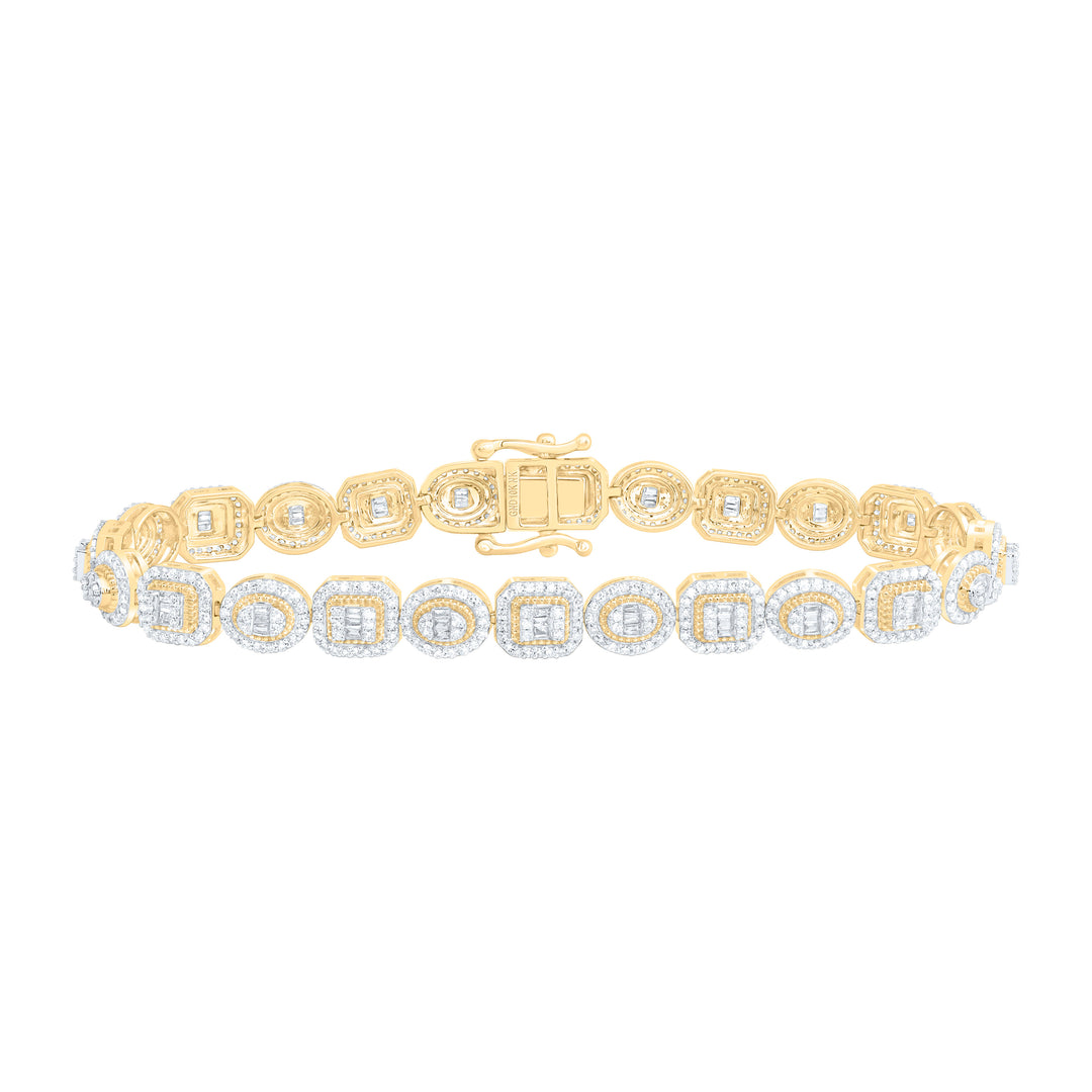 10kt Gold Diamond Bracelet 2-1/3 ctw